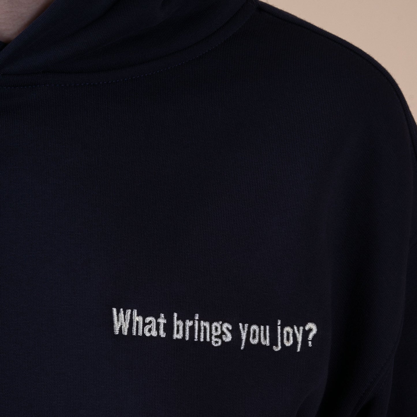 Q4 What brings you joy? - Dark Navy Hoodie