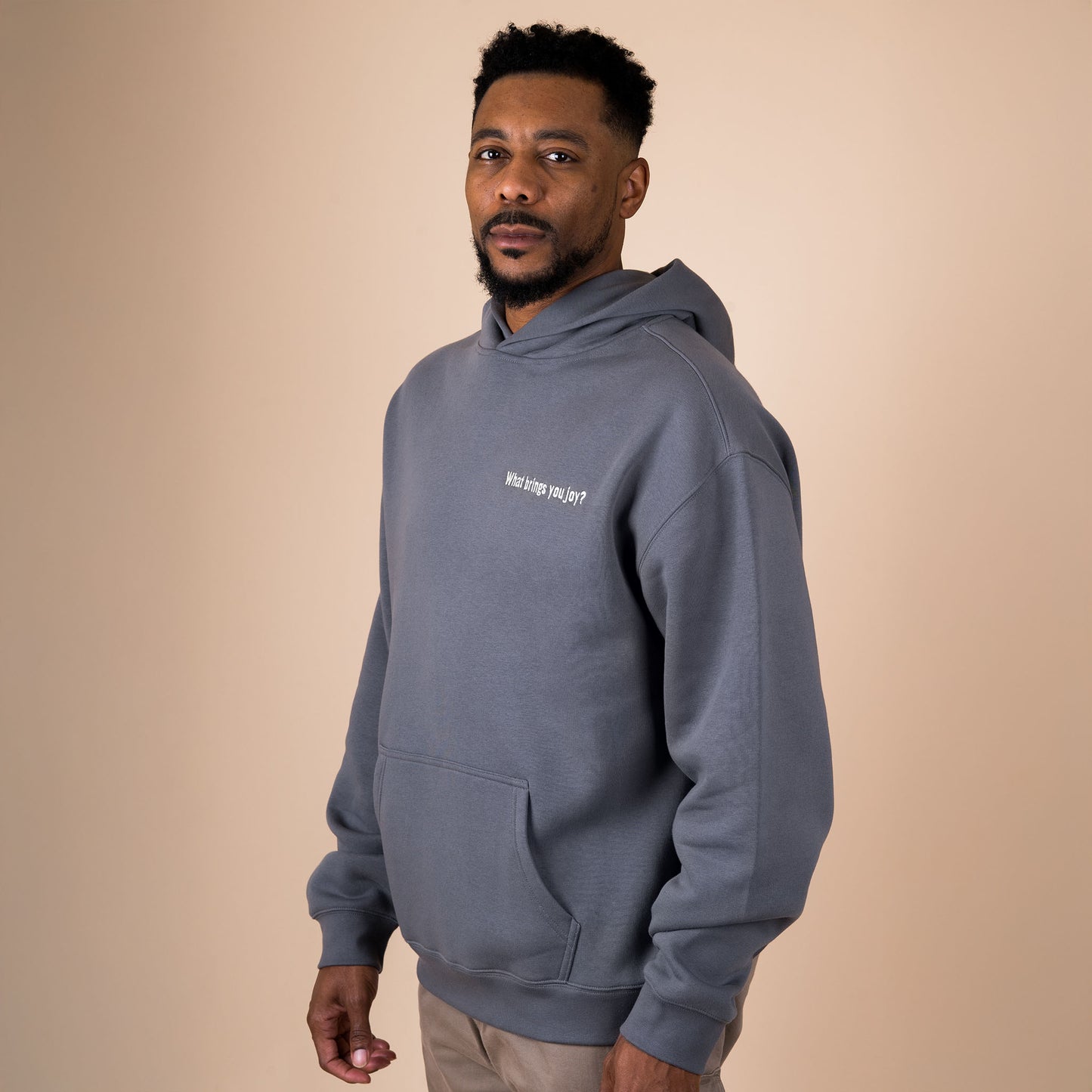 Q4 What brings you joy? - Mineral Gray Hoodie