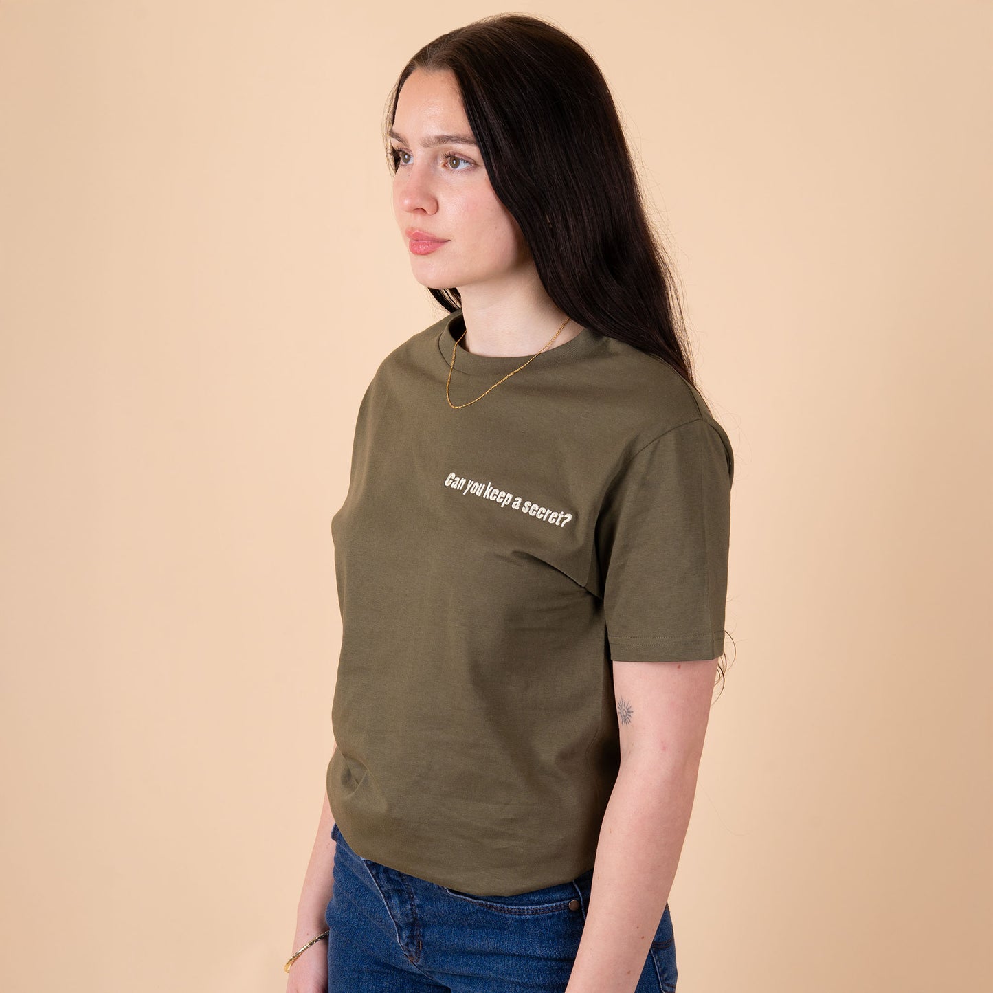 Q3 Can you Keep A Secret? - Ranger Green T-Shirt