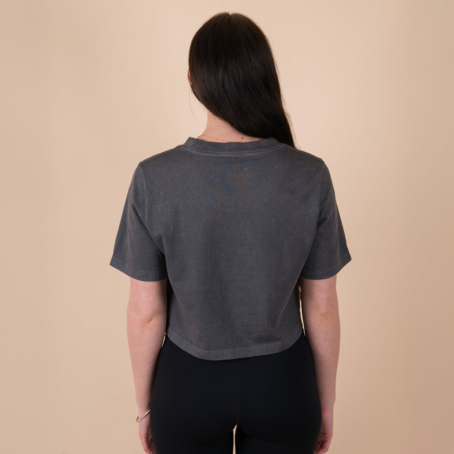 Q2 What does it all mean? - Acid Charcoal Crop Top