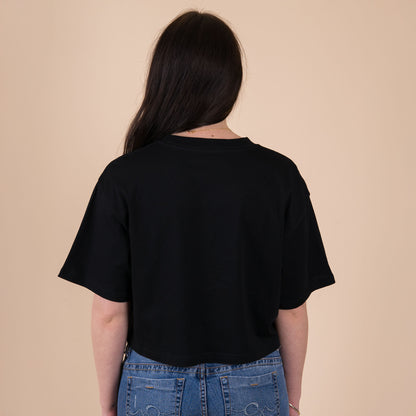 Q3 Can you keep a secret? - Black Crop Top