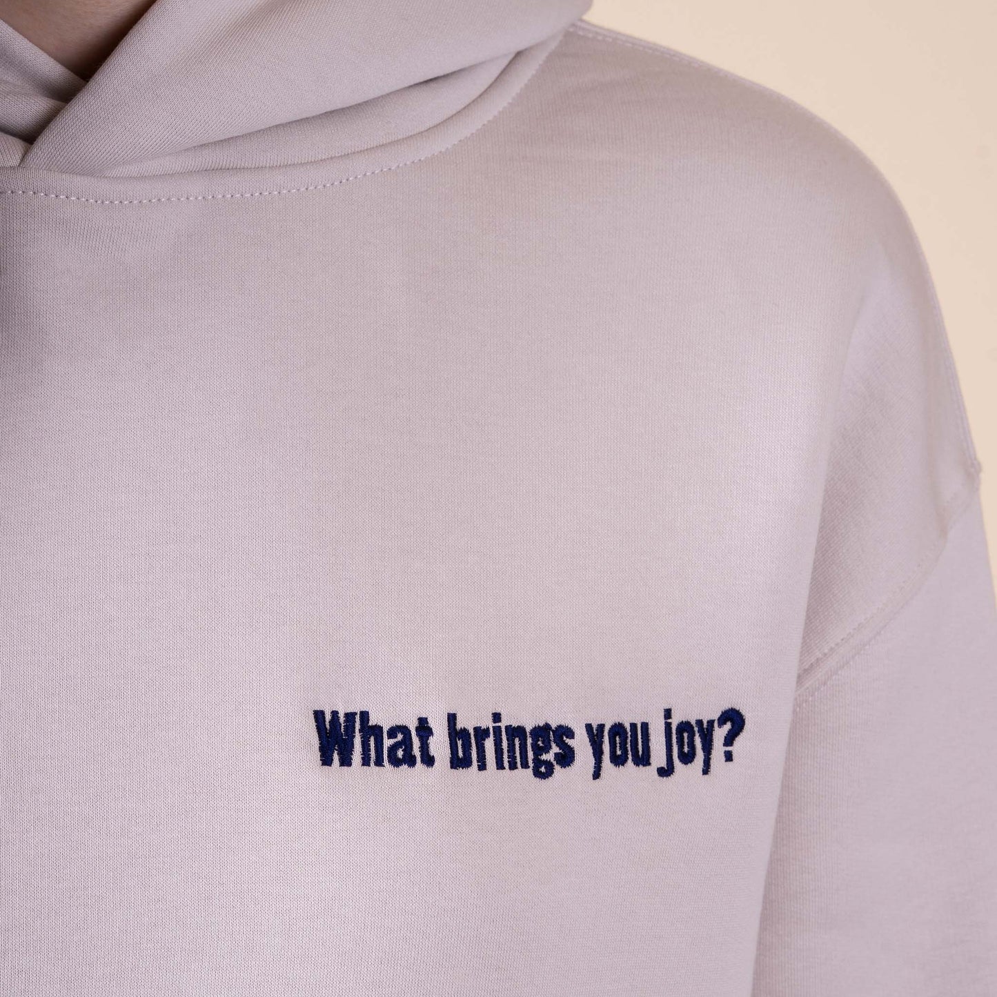 Q4 What brings you joy? - Ivory Moon Crop Hoodie