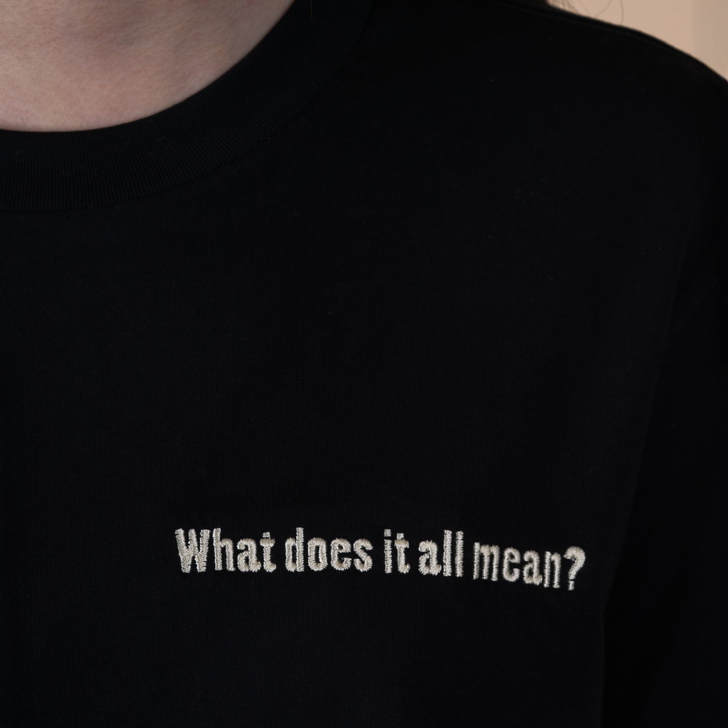 Q2 What does it all mean? - Black Crop Top