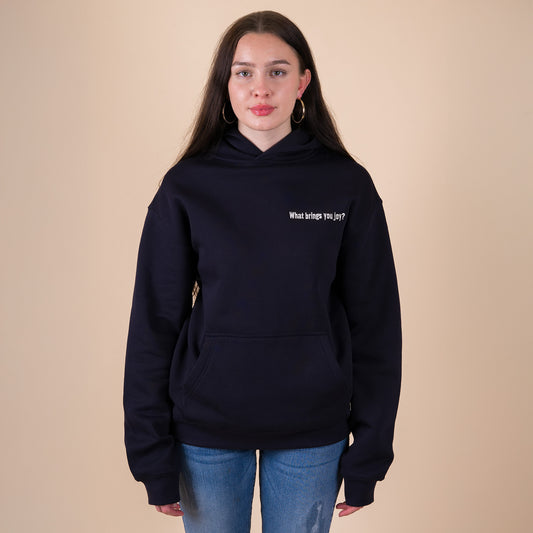 Q4 What brings you joy? - Dark Navy Hoodie