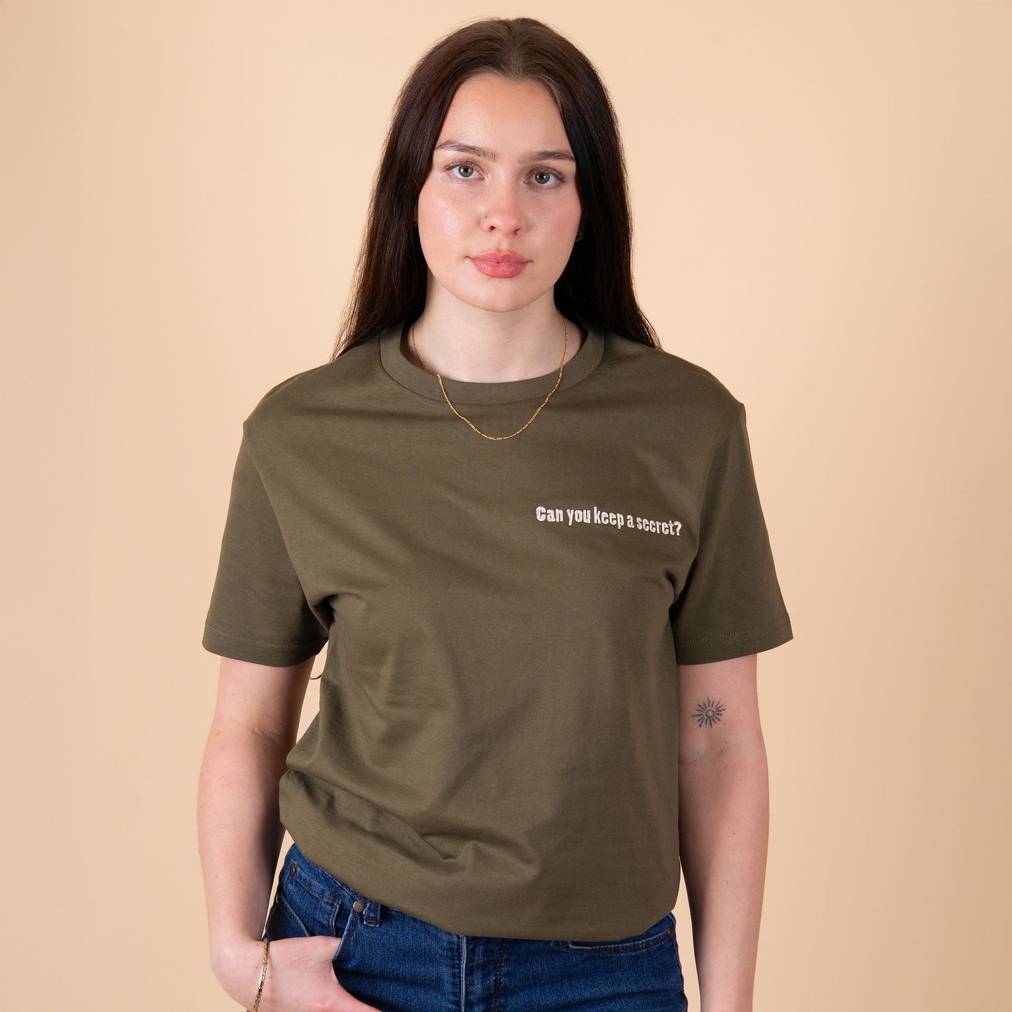 Q3 Can you Keep A Secret? - Ranger Green T-Shirt