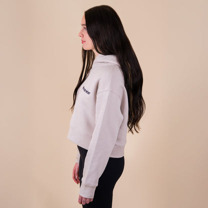 Q4 What brings you joy? - Ivory Moon Crop Hoodie