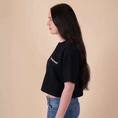 Q3 Can you keep a secret? - Black Crop Top